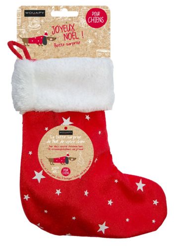 Chaussette noel chien outlet