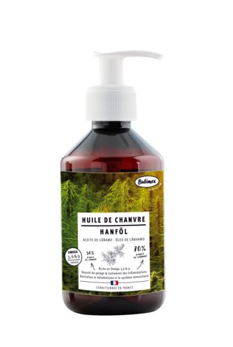 Huile de chanvre pour chien BUBIMEX