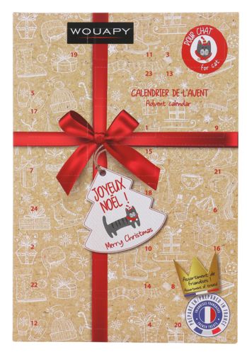 Calendrier de l'avent pour chat WOUAPY 180 g