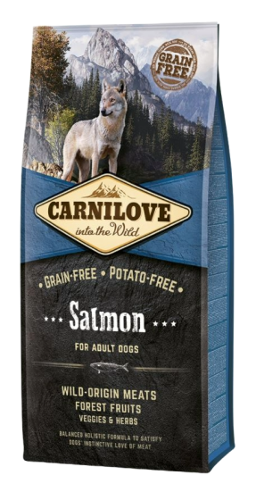 CARNILOVE  Saumon croquettes sans céréales pour chien