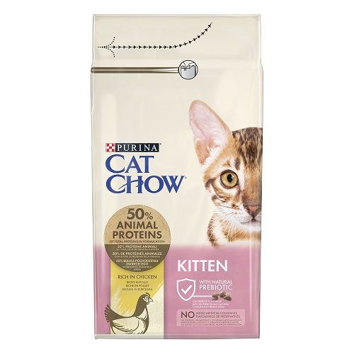 PURINA CAT CHOW Croquettes chaton Kitten riches en poulet