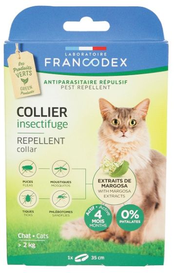 Collier insectifuge pour les chats FRANCODEX