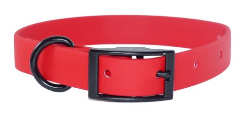 Collier en Biothane rouge pour chien Ekys