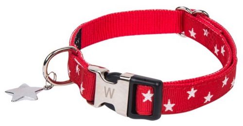Collier Star rouge pour chien WOUAPY