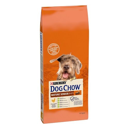 PURINA DOG CHOW Croquettes pour chien Mature avec du Poulet
