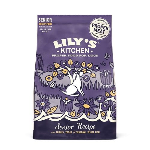 LILY'S KITCHEN Croquettes chien Dinde et Truite Senior