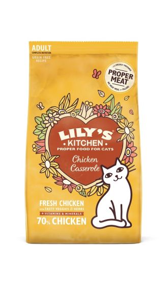 LILY'S KITCHEN Croquettes chat Poulet Adulte Sans Céréales