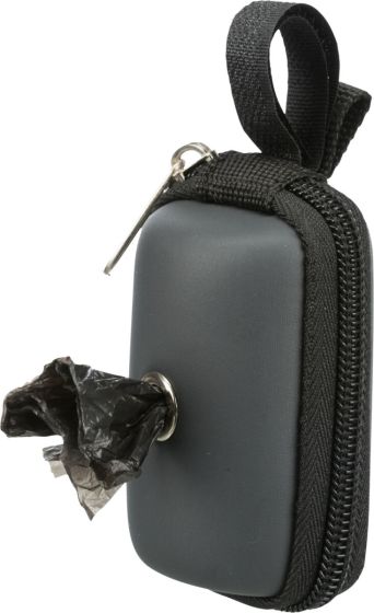Distributeur de sacs revêtement polyester pour chien  TRIXIE Contient 1 rouleau de 20 sacs