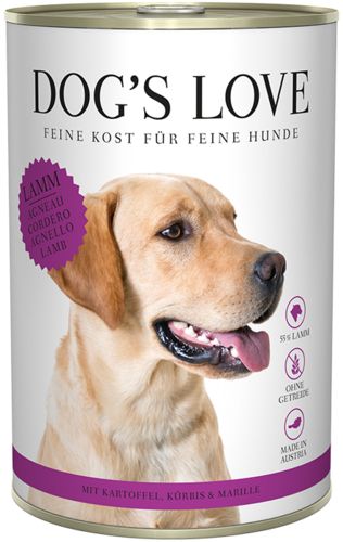 DOG'S LOVE Pâtée pour chien ADULT à l'Agneau