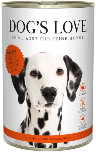 DOG'S LOVE Pâtée pour chien ADULT au Boeuf