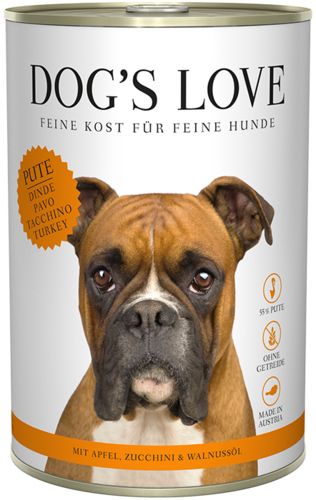 DOG'S LOVE Pâtée pour chien ADULT à la Dinde