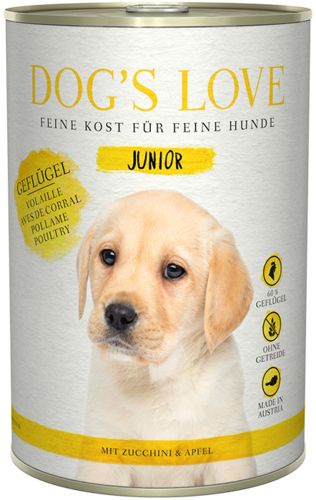 DOG'S LOVE Pâtée pour chien JUNIOR à la Volaille