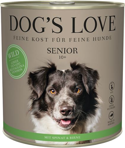 DOG'S LOVE Pâtée pour chien SENIOR au Gibier