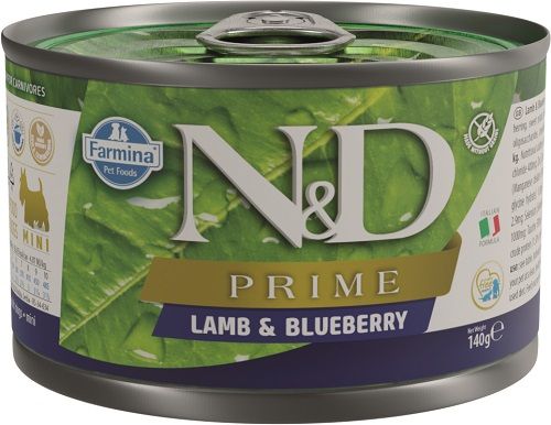 Farmina N&D Pâtée sans céréales Prime agneau et myrtille pour chien