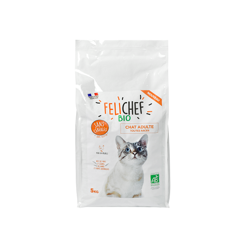 FELICHEF BIO Croquettes Bio sans céréales pour chat