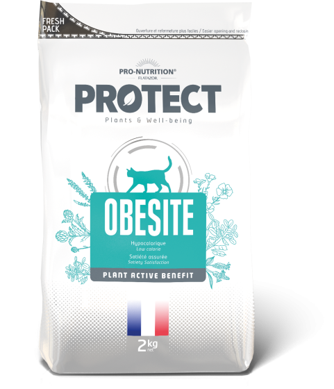 PRO-NUTRITION  Croquettes Chat Flatazor PROTECT OBESITE 