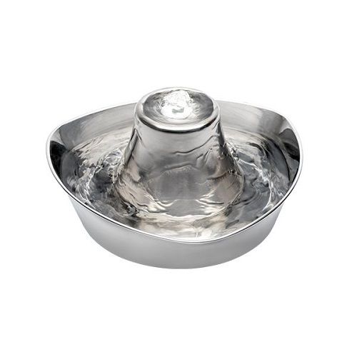Fontaine à eau Seaside Inox 1,7L pour chien ou chat PETSAFE