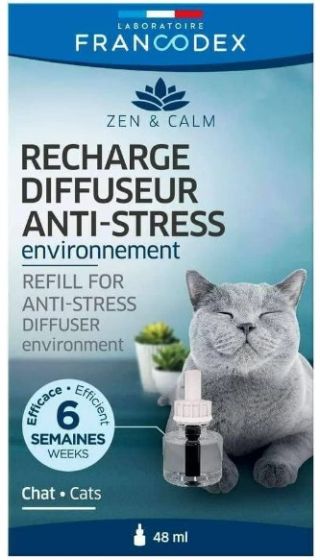 Anti-stress Chien et Chat - Francodex Gouttes apaisantes - 100 ml