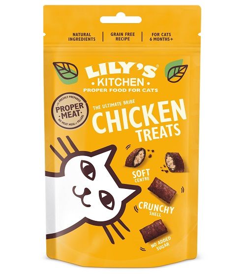 LILY'S KITCHEN Friandises Poulet en sachet pour chat Sans Céréales