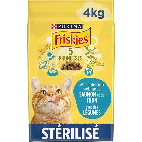 FRISKIES Croquettes chat stérilisé