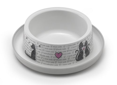 Gamelle simple Cats in love pour chat MODERNA 350 ml