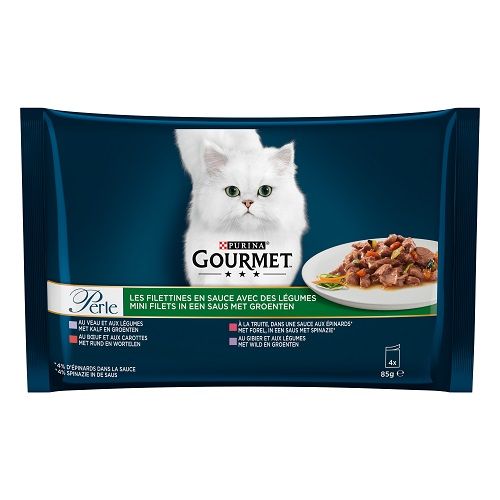 PURINA GOURMET PERLE Les filettines avec des légumes.