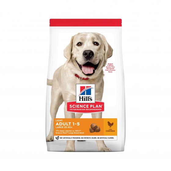 HILL’S SCIENCE PLAN  Croquettes chien Adult Light Large Poulet