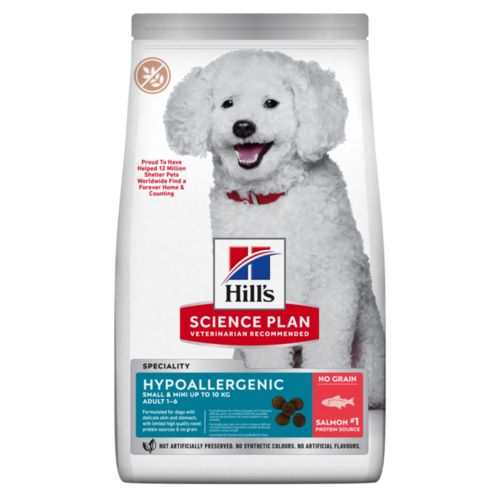 HILL'S Science Plan Croquettes Chien adulte hypoallergenic small & mini au saumon 1.5 kg
