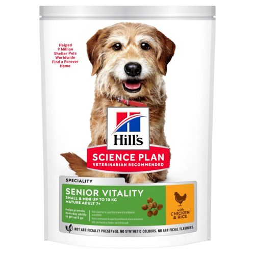 HILL’S SCIENCE PLAN Croquettes Chien Senior Vitality Small&Mini +7 ans
