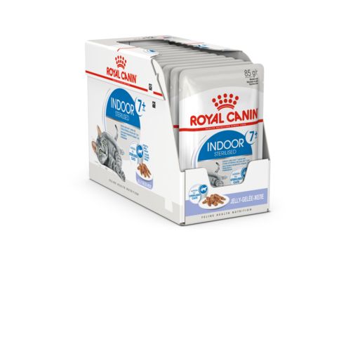 ROYAL CANIN Indoor 7+ Gelée pour chat d’intérieur de 7 ans et +