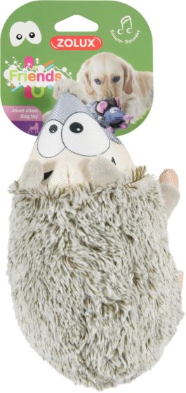 Jouet peluche gaston le herisson pour chien ZOLUX