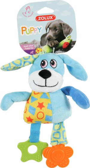 Jouet peluche puppy chien bleu pour chiot ZOLUX