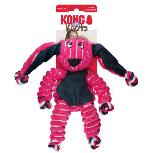 Peluche pour chien floppy knots bunny KONG