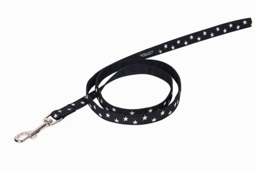 Laisse Star noir pour chien WOUAPY