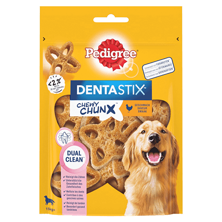 PEDIGREE Dentastix Chewy Chunx Poulet chien de +15 kg