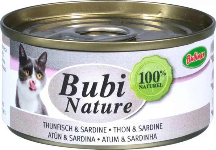 Bubi nature Thon et Sardine pâtée pour chat BUBIMEX