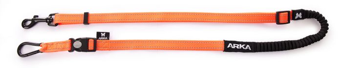 Longe cani-cross orange fluo pour chien MARTIN SELLIER