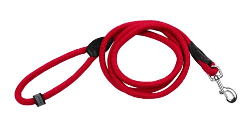 Longe en corde forte rouge pour chien WOUAPY