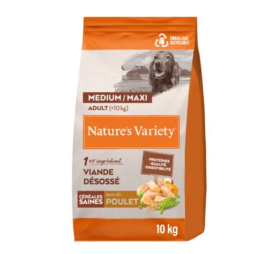 Nature's variety Croquettes chien Original medium adult poulet