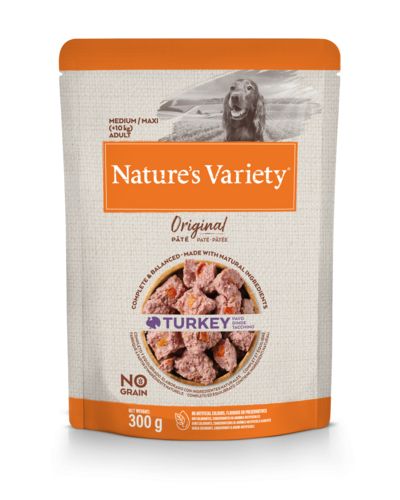 Nature's variety Original Medium/Maxi dinde Pâtée chien