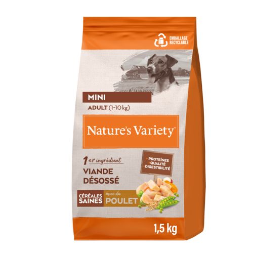 Nature's variety  Croquettes chien Original mini adult poulet