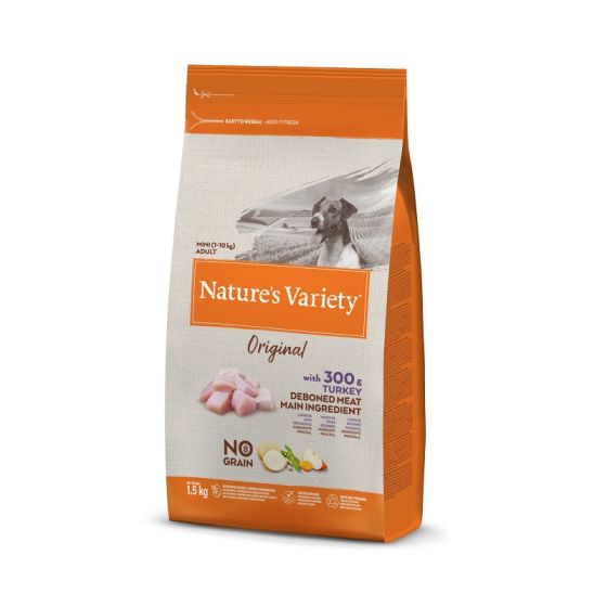 Nature's variety Croquettes chien Original No Grain mini adult dinde