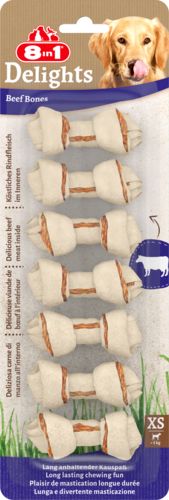 8in1 Delights Beef XS