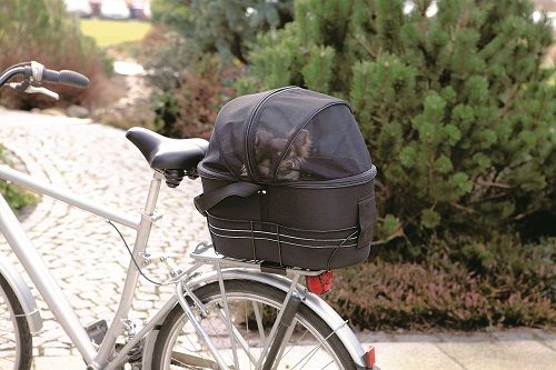 Panier de vélo à fixer sur un porte-bagages large pour chien TRIXIE