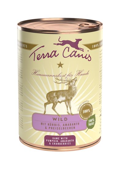 TERRA CANIS Pâtée Classic Gibier pour chien