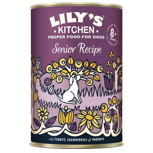LILY'S KITCHEN Pâtée Dinde Crabe pour chien senior