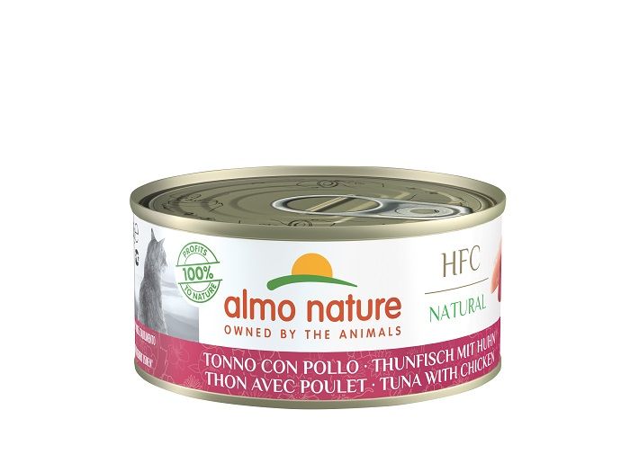 ALMO NATURE HFC Pâtée Natural Thon et Poulet pour chat