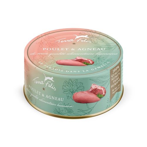 TERRA FELIS Pâtée Poulet Agneau pour chat