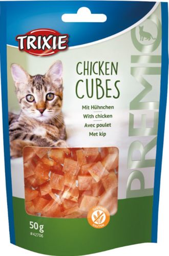 Friandise PREMIO Chicken Cubes pour chat TRIXIE