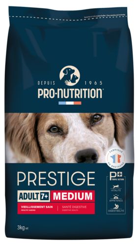 PRO NUTRITION Prestige croquettes chien medium 7 ans et +